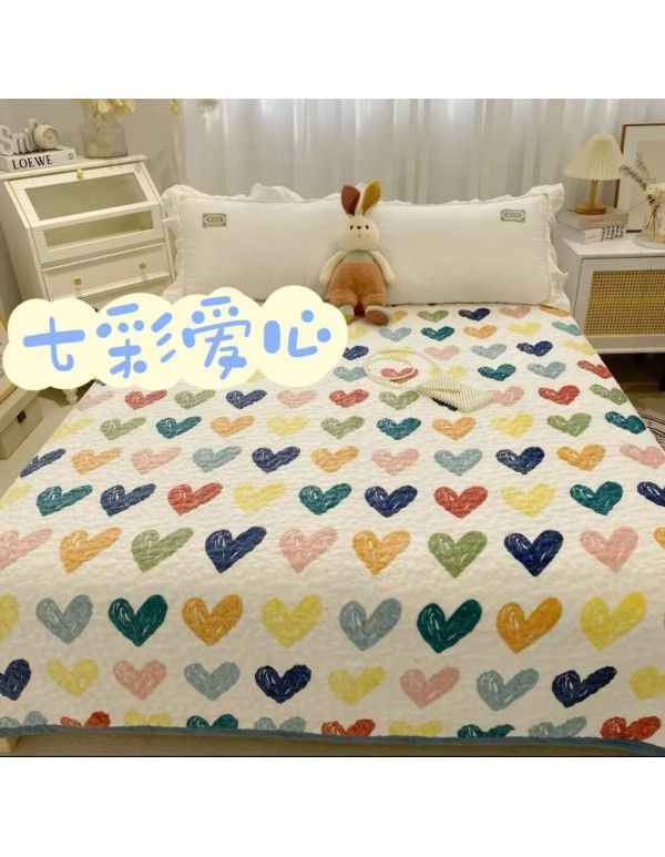 Winter Teddy plush thickened milk wool blanket bedding straight edge milk wool thickened bed blanket