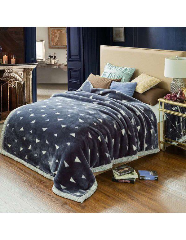 Winter Raschel blanket, towel, blanket, lint free, super soft, thickened Farai blanket, gift wholesale