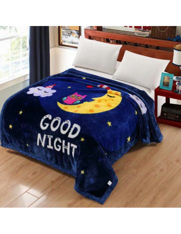 Winter Raschel blanket, towel, blanket, lint free, super soft, thickened Farai blanket, gift wholesale