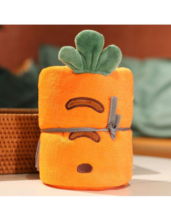 Cartoon coral blanket Pet flannel air conditioning blanket Children's summer nap blanket Cover blanket Gift blanket