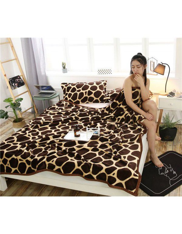 Marten blanket flannel summer nap blanket blanket blanket bed sheet student bed single double air-conditioned blanket