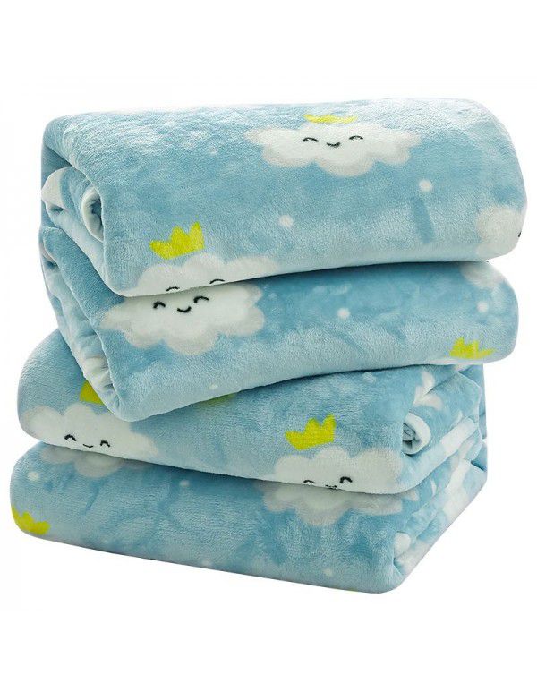 Source manufacturers supply a large number of flannel air conditioning blankets, small double-sided blankets, carpetable flannel blankets for foreign trade
