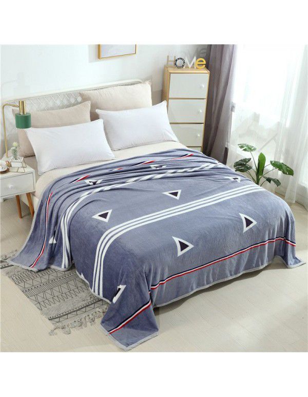 Marten blanket flannel summer nap blanket blanket blanket bed sheet student bed single double air-conditioned blanket