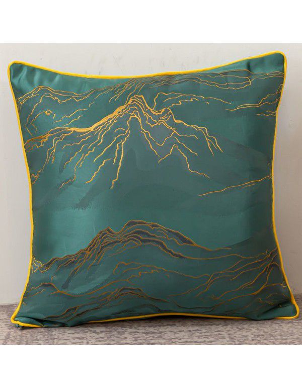 Tongyuan New Light and Luxury Cross border ins Throw Pillow Modern Simple Living Room Sofa Home Cushion New Chinese Large Backrest