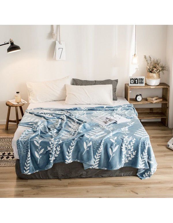 Blanket Summer Thin Farley Double Blanket Office Single Nap Blanket Bedroom Warm Sheet Gift Blanket