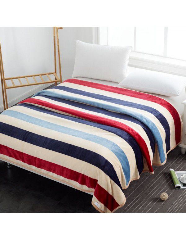 Factory Factory Winter Thickened Warm Blanket Gift Wholesale Coral Blanket Sheet Flannel Blanket