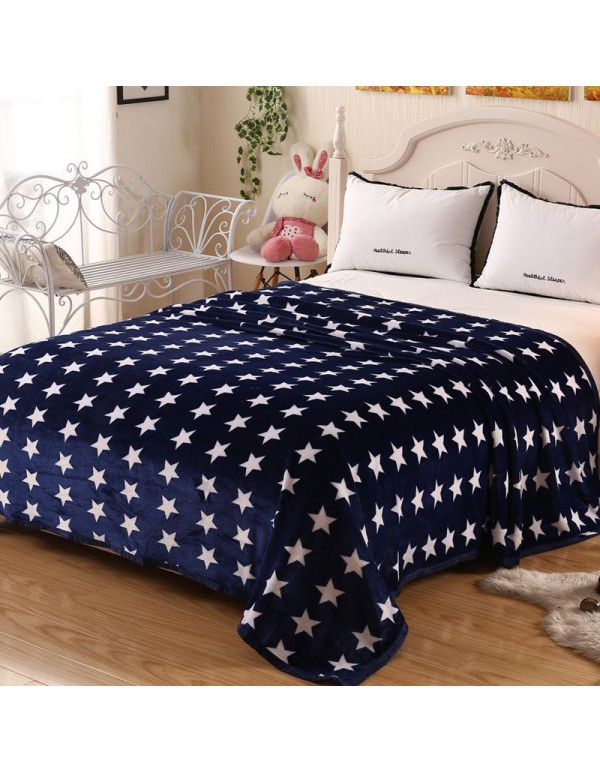 Factory Factory Winter Thickened Warm Blanket Gift Wholesale Coral Blanket Sheet Flannel Blanket