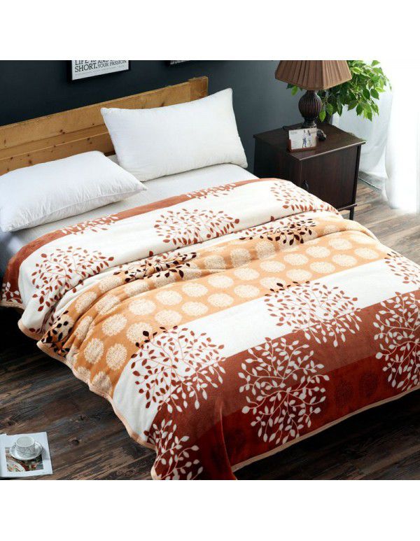 Factory Factory Winter Thickened Warm Blanket Gift Wholesale Coral Blanket Sheet Flannel Blanket