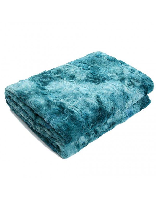 Cross border blanket PV velvet blanket Long wool crystal blanket Foreign trade shawl blanket Amazon