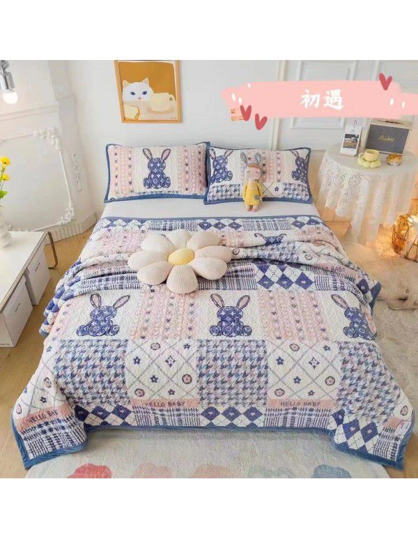 Winter Teddy plush thickened milk wool blanket bedding straight edge milk wool thickened bed blanket