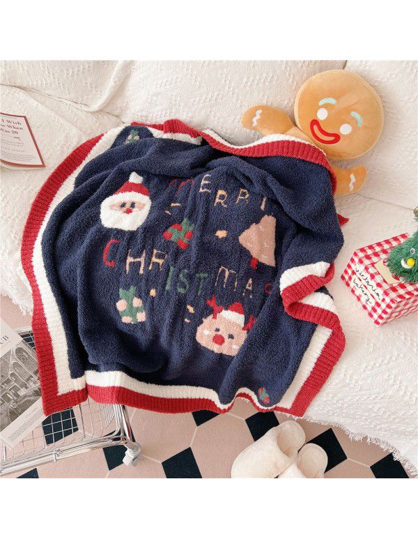 Soft half woolen blanket autumn and winter quilt feather gauze blanket spring and autumn baby blanket 100 * 100