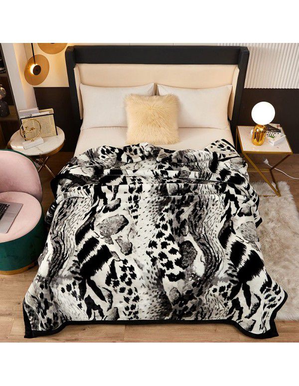 Winter Raschel blanket, towel, blanket, lint free, super soft, thickened Farai blanket, gift wholesale