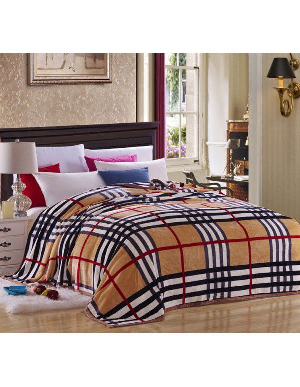 Factory Factory Winter Thickened Warm Blanket Gift Wholesale Coral Blanket Sheet Flannel Blanket