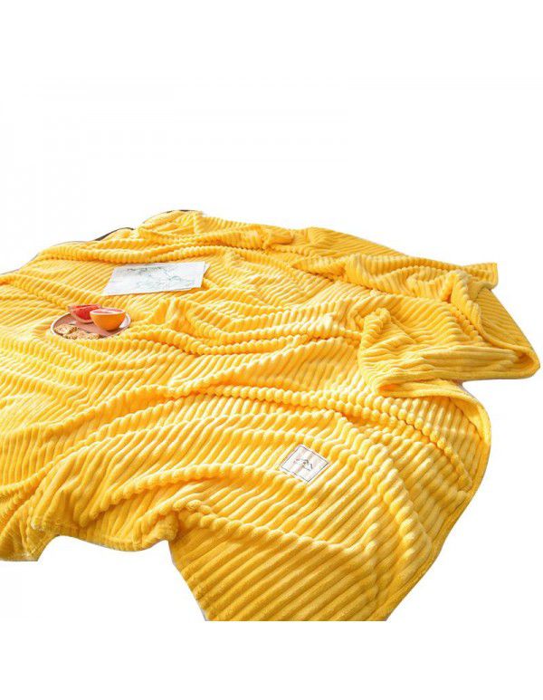 Magic plush blanket cover blanket comfort milk velvet air conditioning blanket flannel towel quilt coral double-sided blanket wholesale