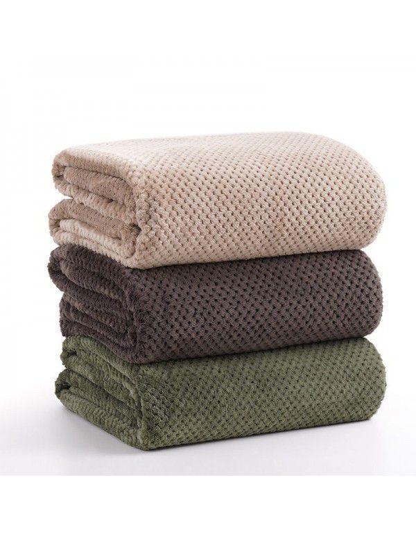 Gaoyang Factory Wholesale Flange Blanket Thickened Soft Autumn and Winter New Coral Blanket