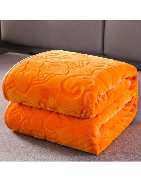 Coral blanket thickened flannel blanket cover blanket double sided blanket student nap sheet double bed sheet