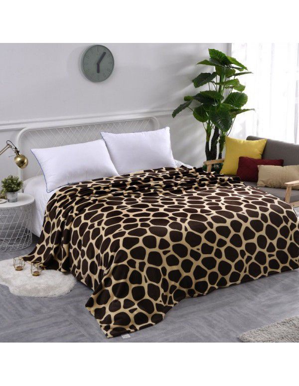 Factory price Wholesale flannel blanket coral wool bed sheet yoga cover blanket flannel gift air conditioning blanket