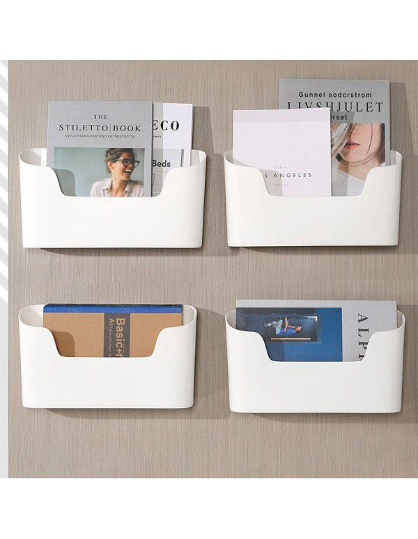 Multi functional hanging storage rack Sticking wall mounted storage box Bathroom cosmetics sundries sorting box Cabinet door storage
