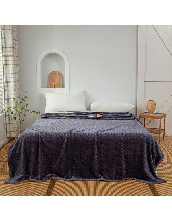 Pure Beibei velvet air conditioning blanket Farai velvet nap blanket coral velvet bed sheet thickening cat scratch proof sofa towel wholesale