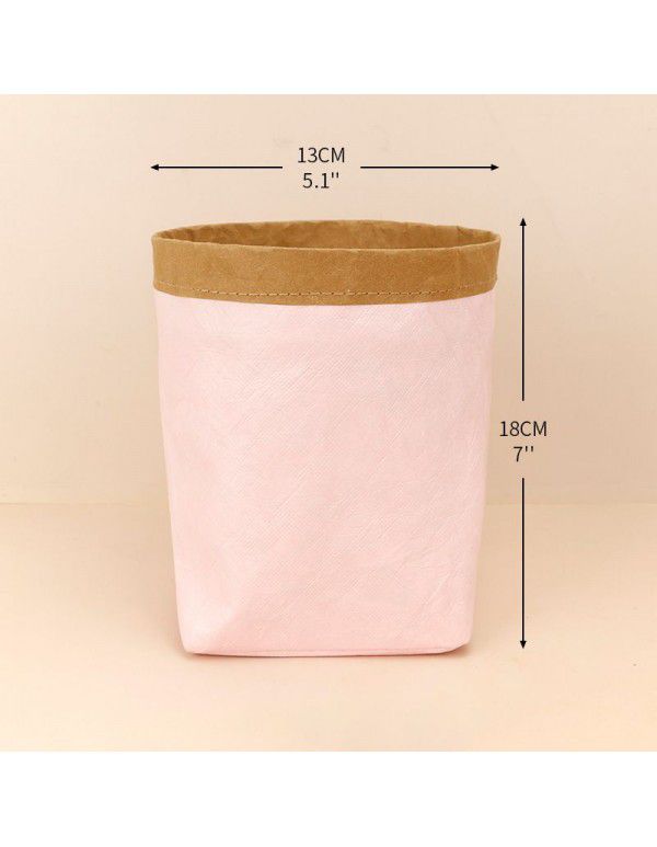 Penholder Female Creative Fashion Korean Small Fresh Storage Box Desktop Decoration Simple Office Penholder Nordic ins