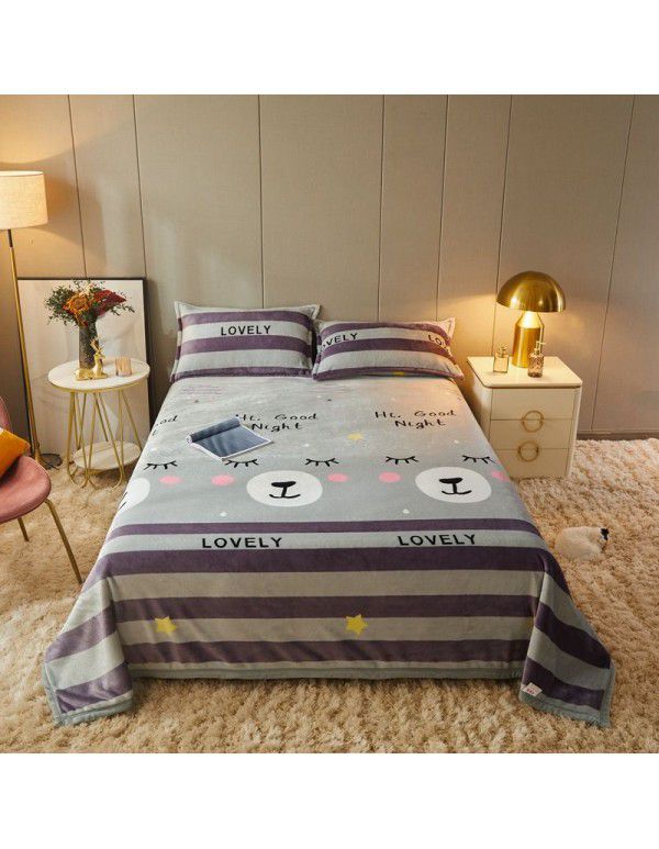 Antarctic thickened marten woolen blanket, double-sided woolen blanket, afternoon nap, air conditioner, vehicle mounted multi-functional woolen blanket, gift wholesale