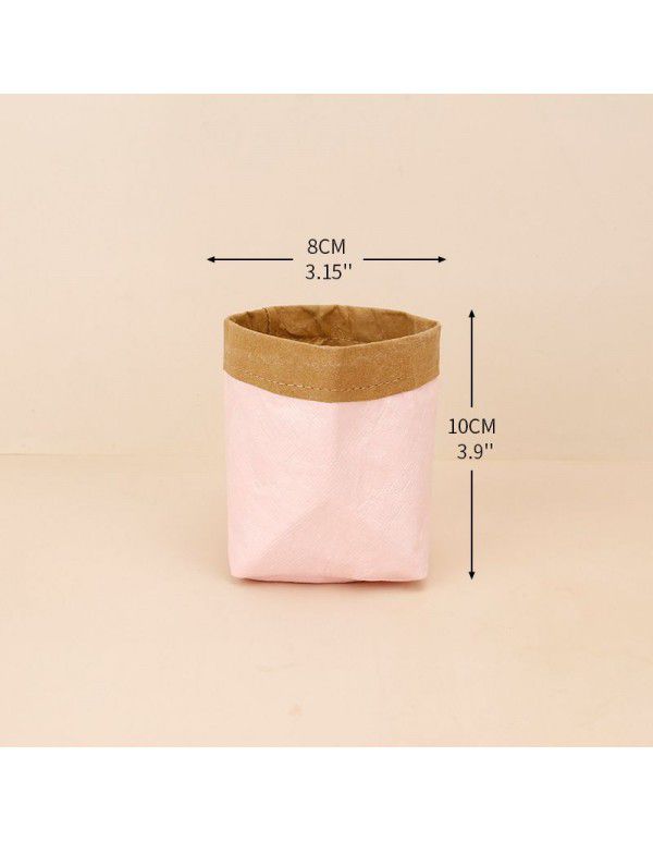 Penholder Female Creative Fashion Korean Small Fresh Storage Box Desktop Decoration Simple Office Penholder Nordic ins
