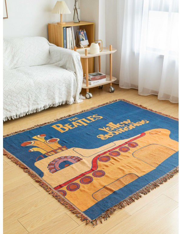 Ins Light Luxury Wind Office Napping Blanket Napping Blanket Single sofa blanket Sofa cover Decorative blanket