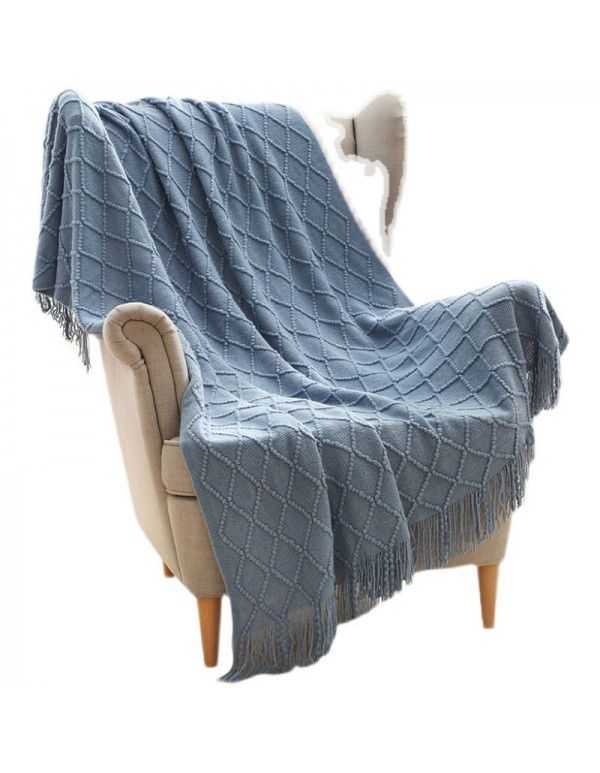 Bright red wedding bed blanket Wedding wedding bed blanket Thread blanket Wedding bed blanket Daily blanket Sofa blanket