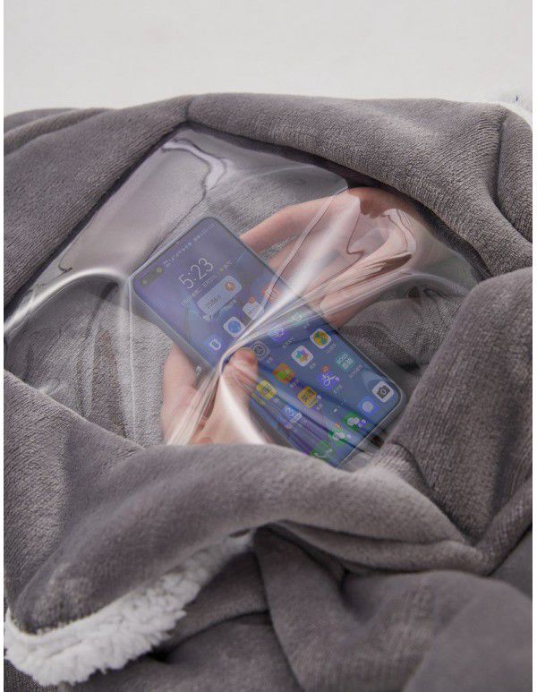 Hugglehoodie slacker blanket hooded zipper slacker suit television blanket slacker suit tv blanket pajama sweater
