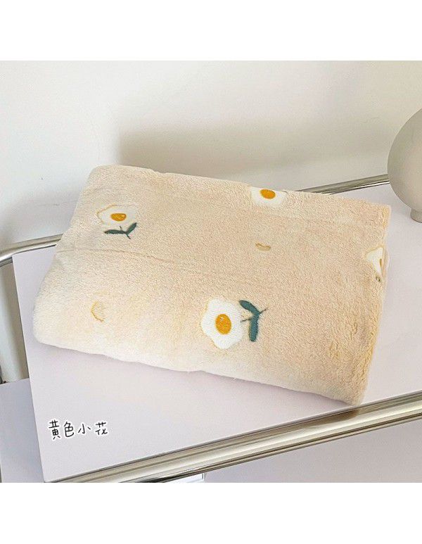 Small blanket blanket office nap blanket summer autumn thin coral wool student dormitory quilt air conditioning blanket blanket