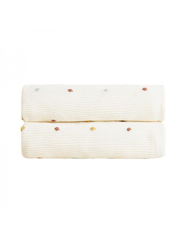 Nordic Z home simple multi-color office nap sofa blanket blanket thread blanket Korean air conditioner knitted blanket