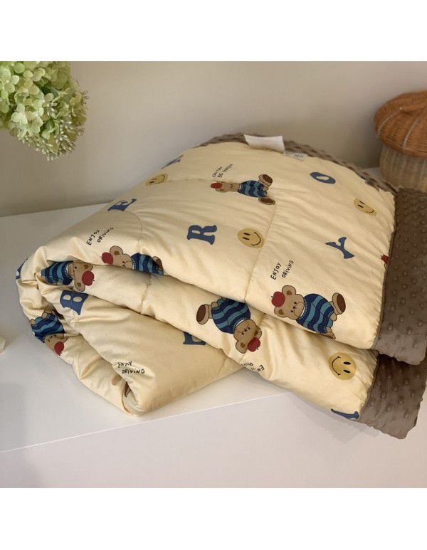 Goose Korean bean blanket winter adult single blanket spring autumn winter quilt cotton soybean fiber winter quilt
