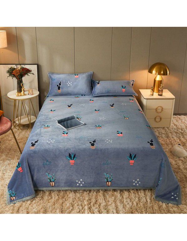 Antarctic thickened marten woolen blanket, double-sided woolen blanket, afternoon nap, air conditioner, vehicle mounted multi-functional woolen blanket, gift wholesale