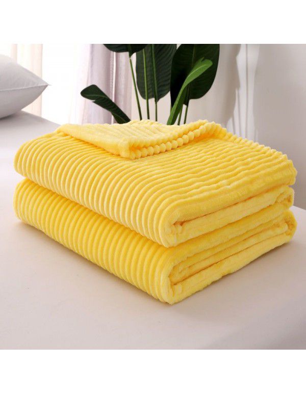 Blankets Coral velvet Four seasons Multi size thickened flannel blanket Noon nap Single sofa Cover blanket Sheet thin type factory