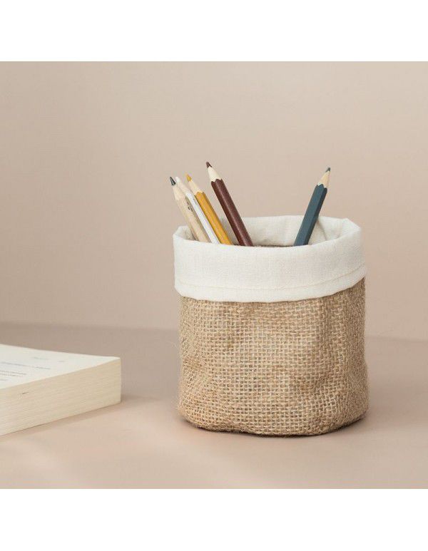 Penholder Female Creative Fashion Korean Small Fresh Storage Box Desktop Decoration Simple Office Penholder Nordic ins