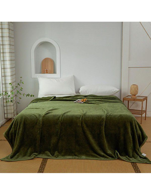 Pure Beibei velvet air conditioning blanket Farai velvet nap blanket coral velvet bed sheet thickening cat scratch proof sofa towel wholesale