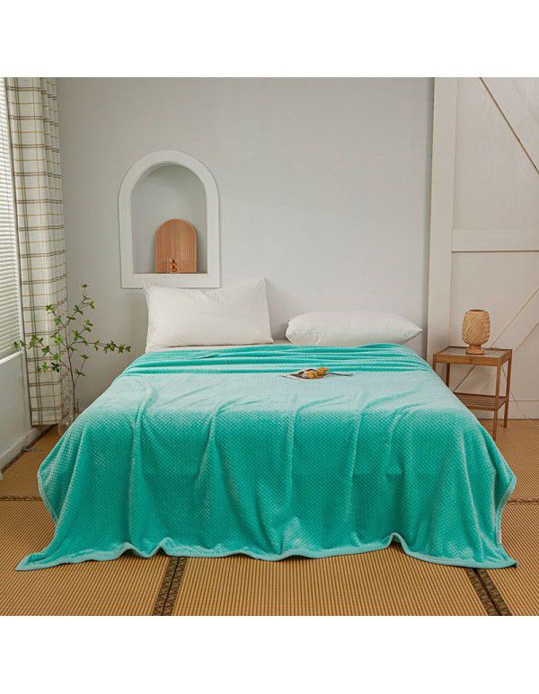 Pure Beibei velvet air conditioning blanket Farai velvet nap blanket coral velvet bed sheet thickening cat scratch proof sofa towel wholesale