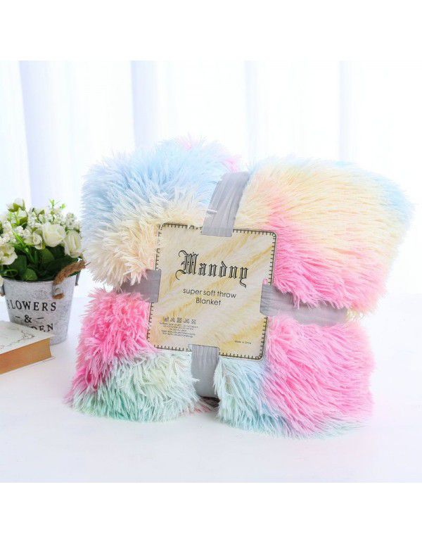 Small blanket Amazon foreign trade double layer nap blanket autumn and winter children's gift blanket plush blanket wholesale
