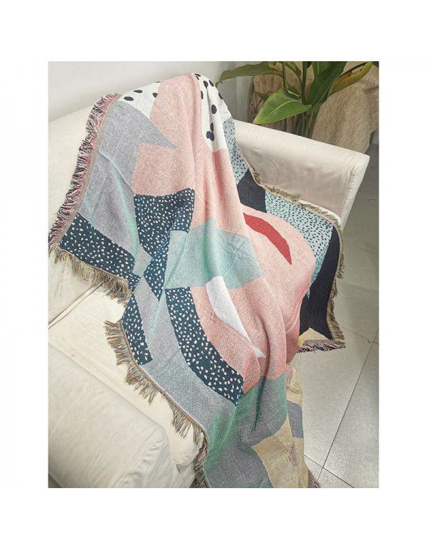 Modern simple style home sofa cloth Sicilian pattern sofa thread carpet manufacturer wholesale supply