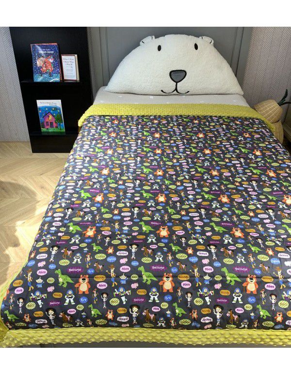 Goose Korean bean blanket winter adult single blanket spring autumn winter quilt cotton soybean fiber winter quilt