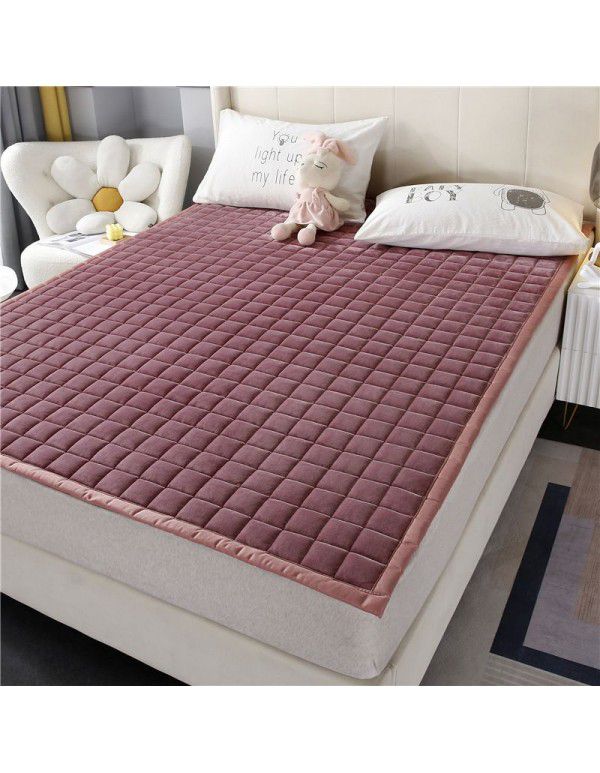 Winter plush milk wool bed blanket thickened sheets blanket warm mattress mattress mattress