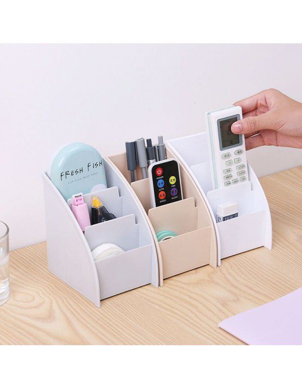 Trapezoidal storage box, cosmetic box, creative living room, office desk, pen container, sorting box, storage box, sundries, plastic box