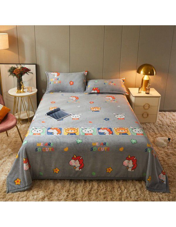 Antarctic thickened marten woolen blanket, double-sided woolen blanket, afternoon nap, air conditioner, vehicle mounted multi-functional woolen blanket, gift wholesale