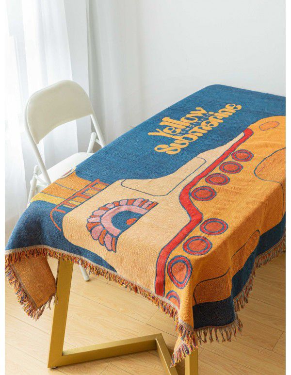 Ins Light Luxury Wind Office Napping Blanket Napping Blanket Single sofa blanket Sofa cover Decorative blanket
