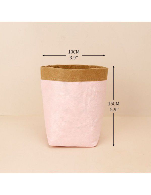 Penholder Female Creative Fashion Korean Small Fresh Storage Box Desktop Decoration Simple Office Penholder Nordic ins
