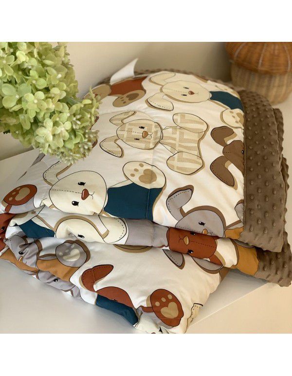 Goose Korean bean blanket winter adult single blanket spring autumn winter quilt cotton soybean fiber winter quilt