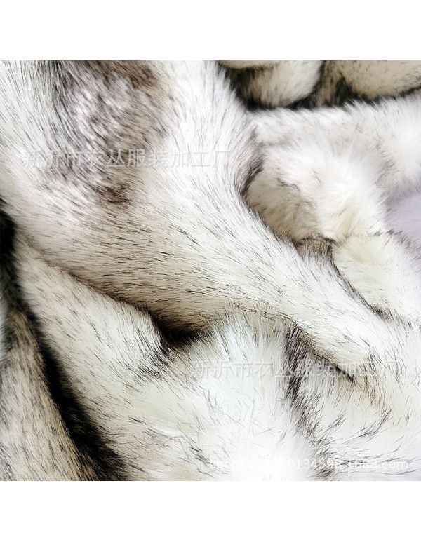 European Fox like Blanket Model Room Soft Fur Blanket PV Blanket Bed End Blanket