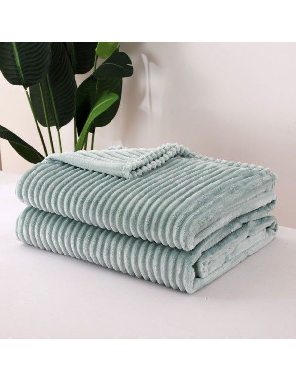 Blankets Coral velvet Four seasons Multi size thickened flannel blanket Noon nap Single sofa Cover blanket Sheet thin type factory