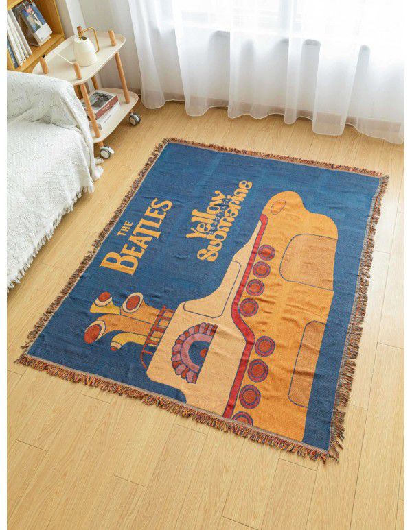 Ins Light Luxury Wind Office Napping Blanket Napping Blanket Single sofa blanket Sofa cover Decorative blanket