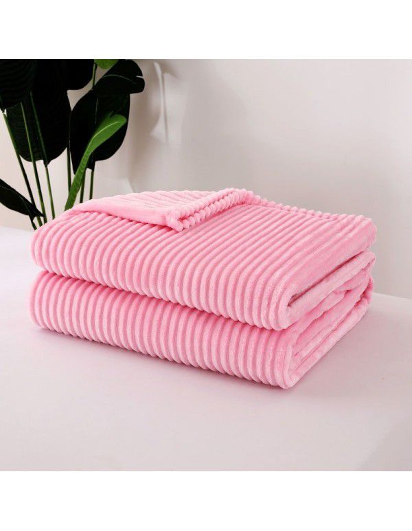 Blankets Coral velvet Four seasons Multi size thickened flannel blanket Noon nap Single sofa Cover blanket Sheet thin type factory